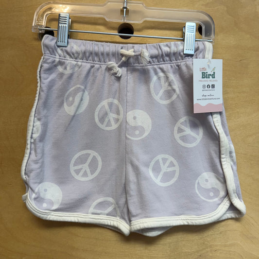 Purple Peace/Ying-Yang Shorts