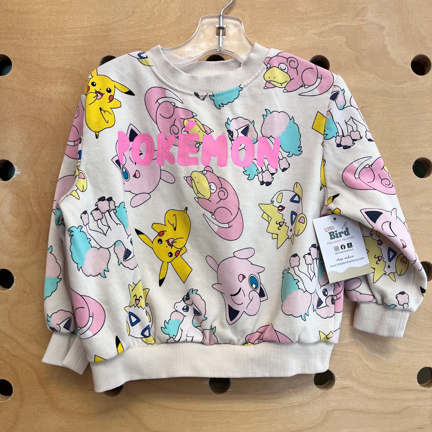Cream Pokemon Sweatshirt