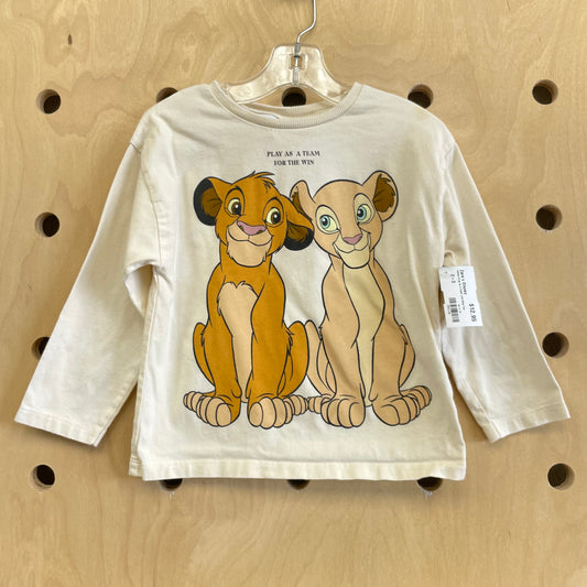 Yellow Play as a Team Lion King Tee