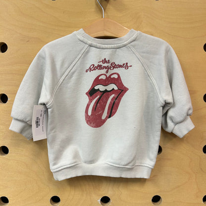 White 'The Rolling Stones'  Crewneck