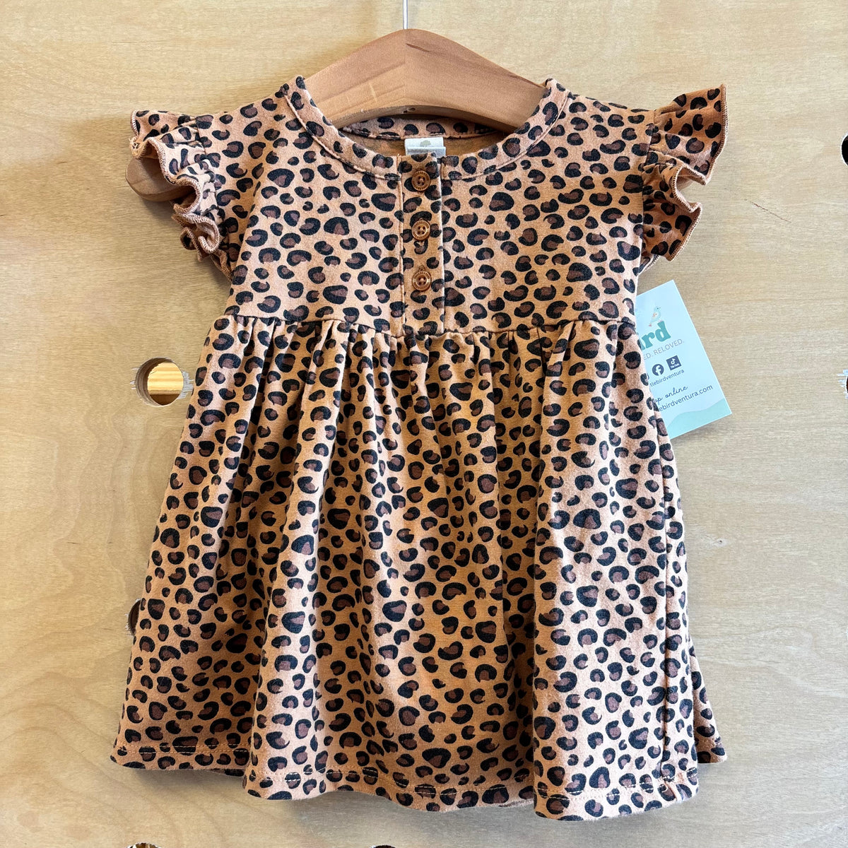 Brown Cheetah Print Dress/Bloomers