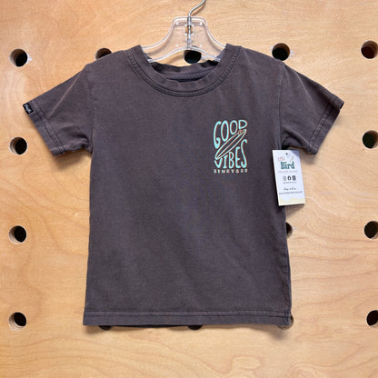 Grey Good Vibes Tee
