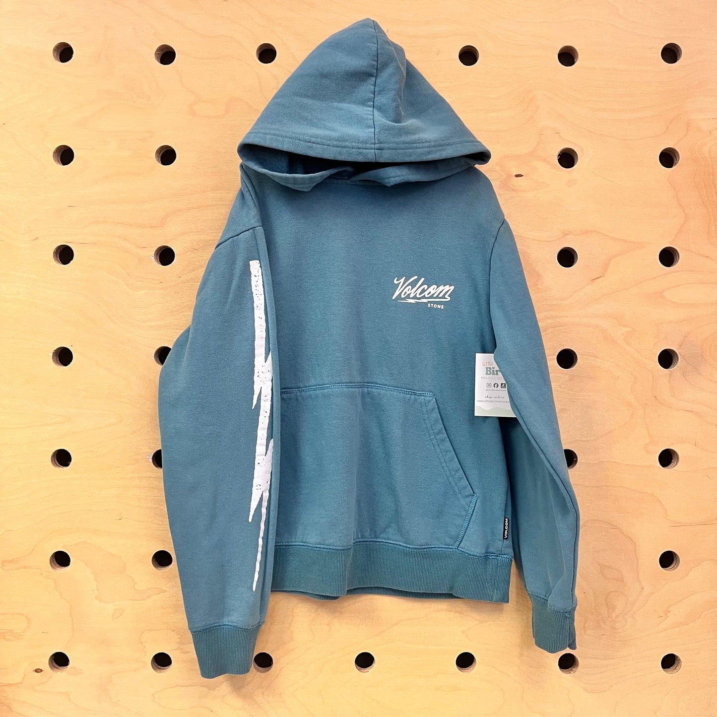 Teal Logo Hoodie