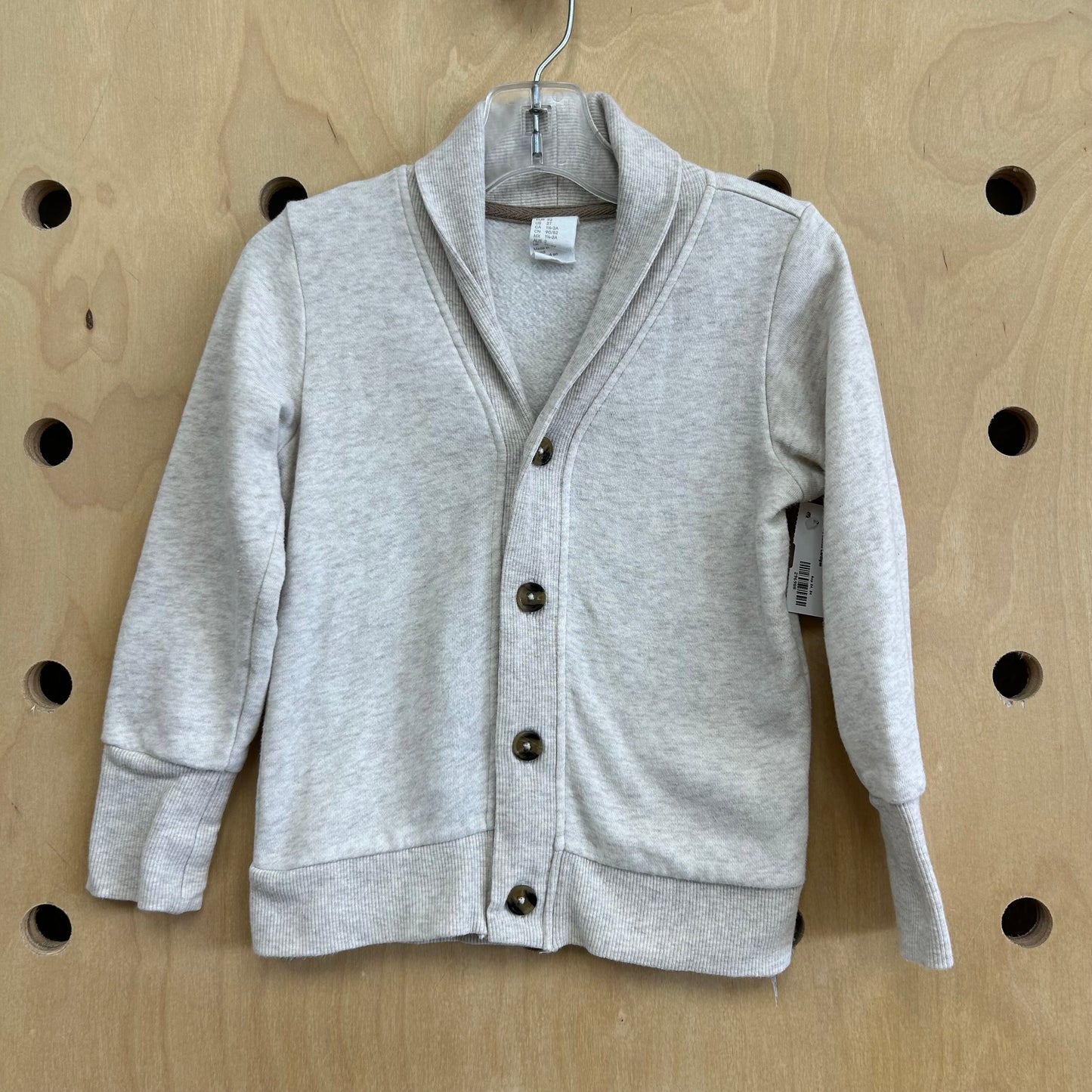 Heathered Button Cardigan