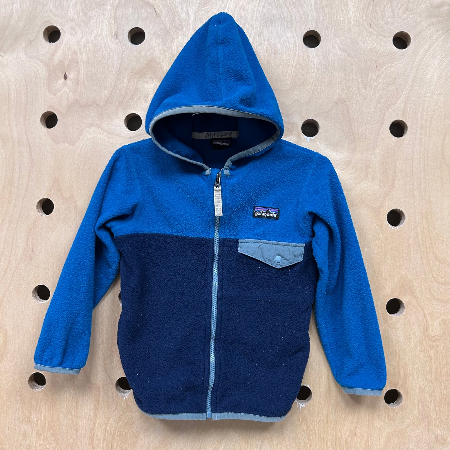Micro D Snap T Jacket Blue