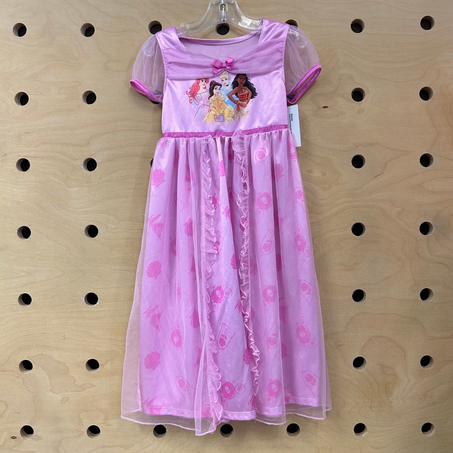 Pink Princess Seashells Tulle Nightgown