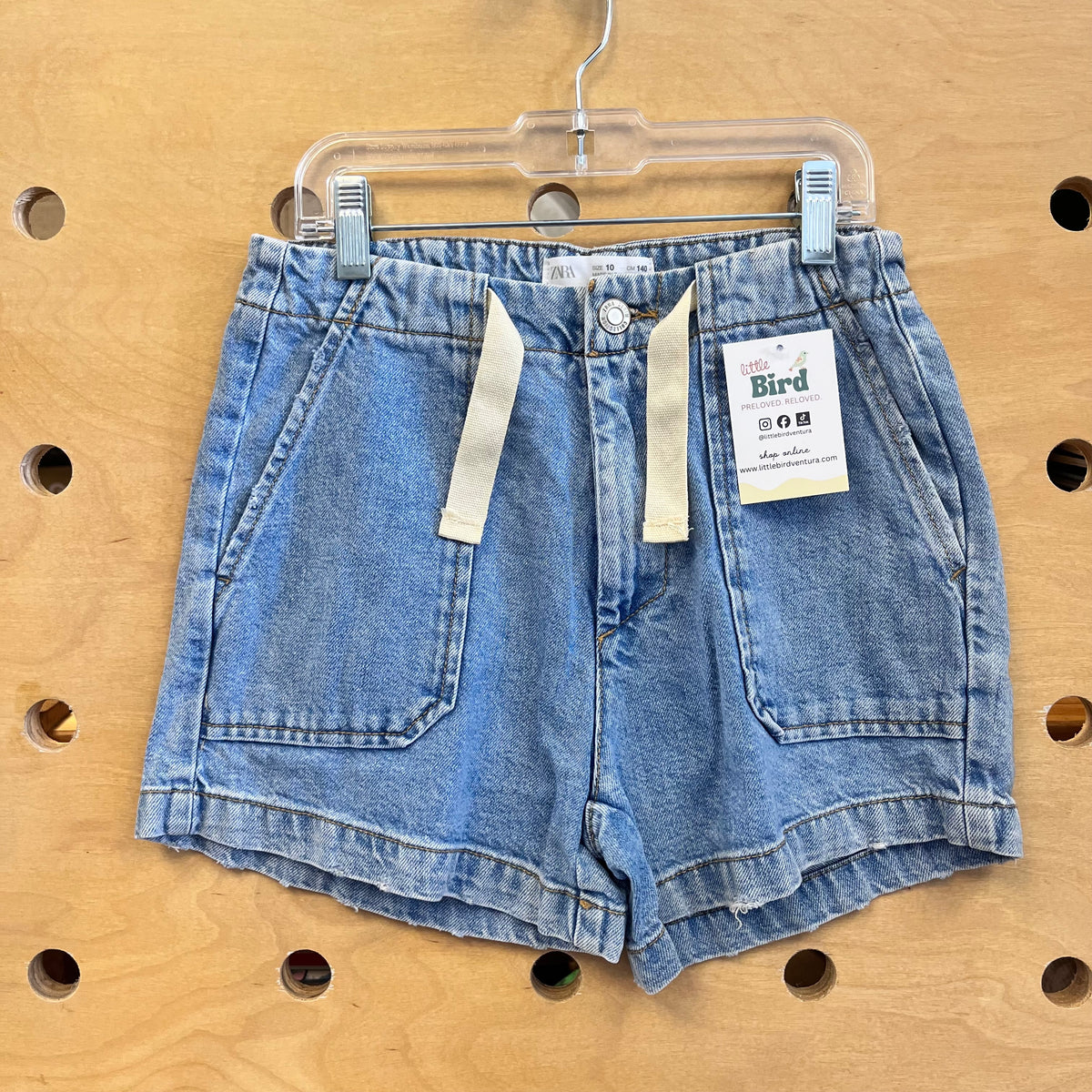 Slouchy Denim Shorts