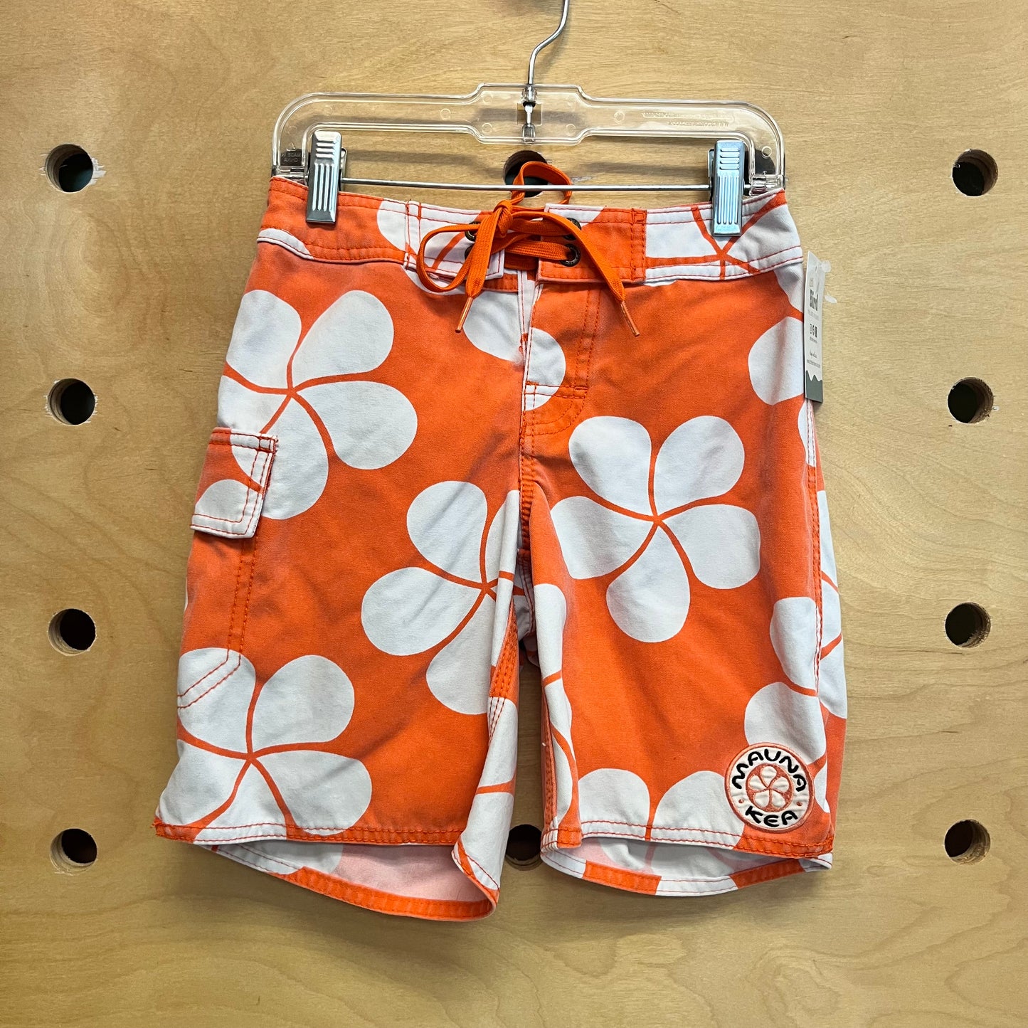 Orange/White Board Shorts