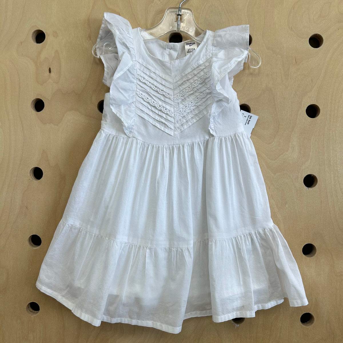 White Ruffle Dress