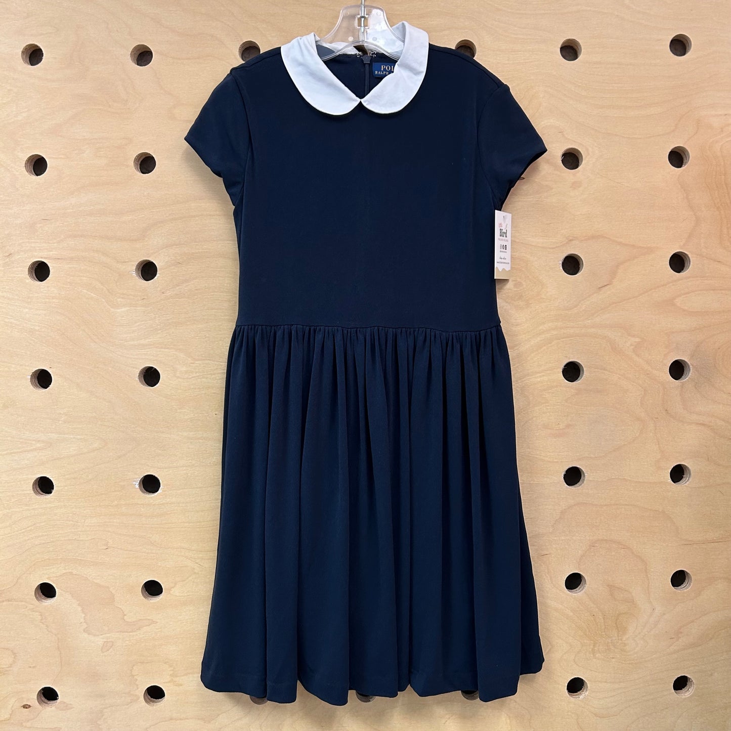 Blue Peter Pan Collar Dress