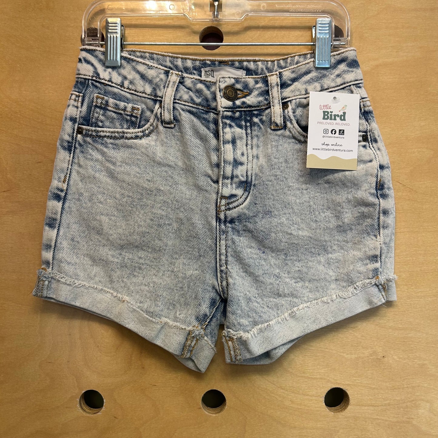 High Rise Mom Denim Shorts