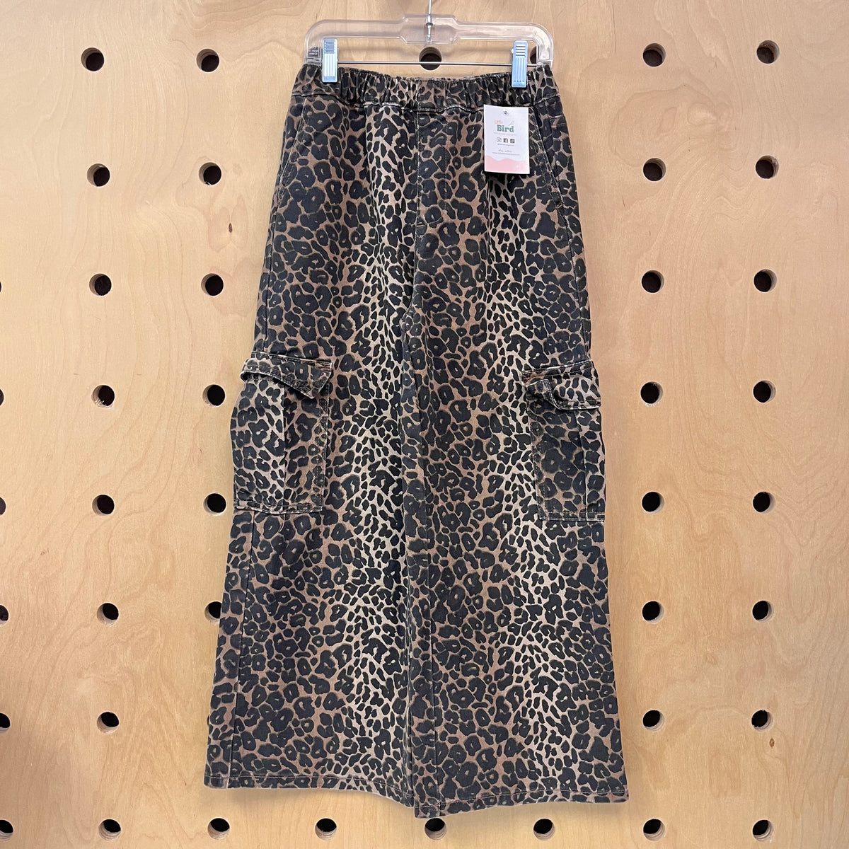 Cheetah Print Pull On Denim
