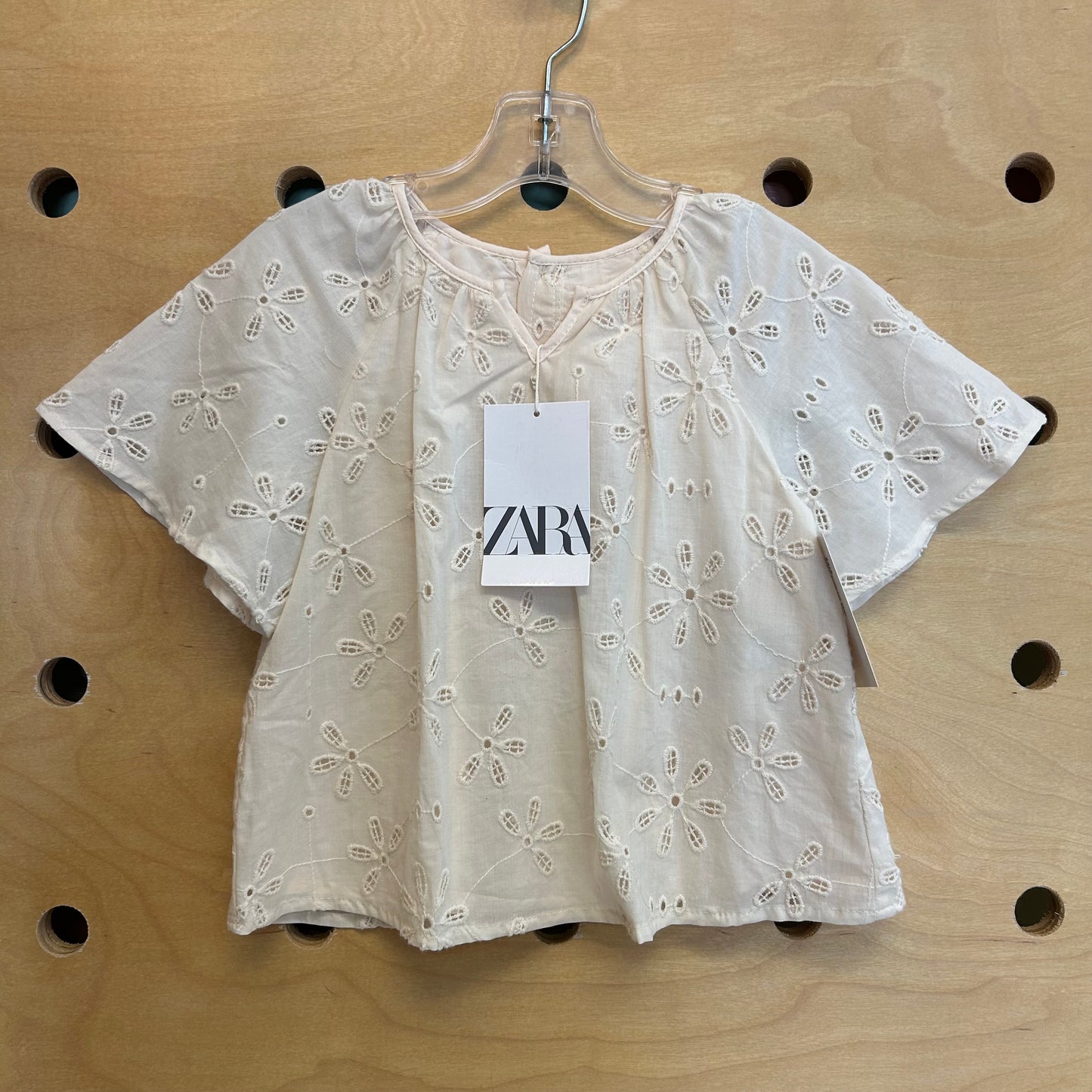 Cream Eyelet Top NEW!