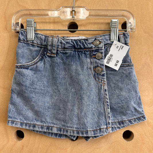 Denim Skorts