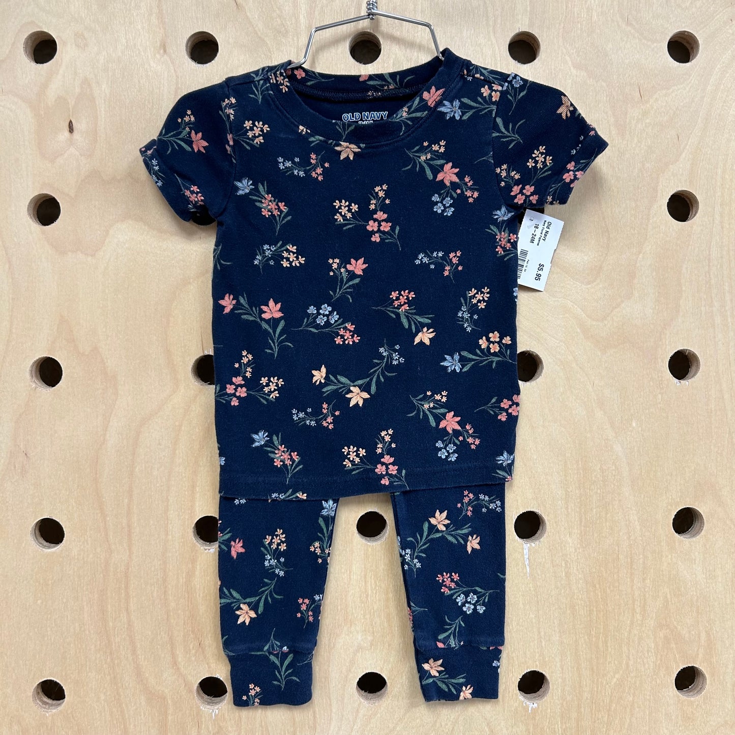 Navy Floral Pajamas