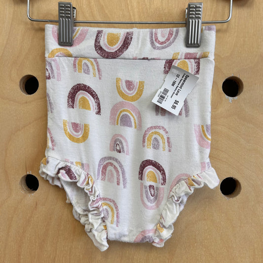 Cream Rainbow Bamboo Bloomer