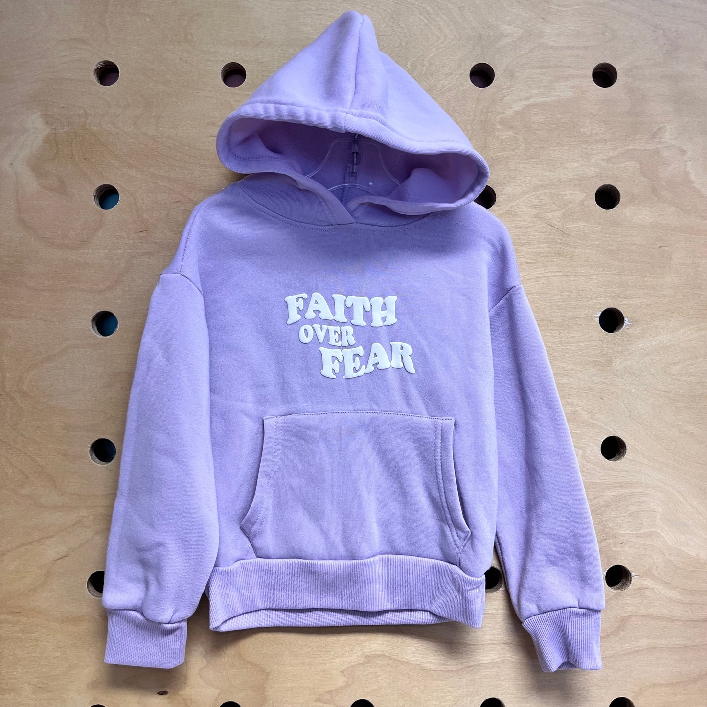 Lavender 'Faith Over Fear' Hoodie