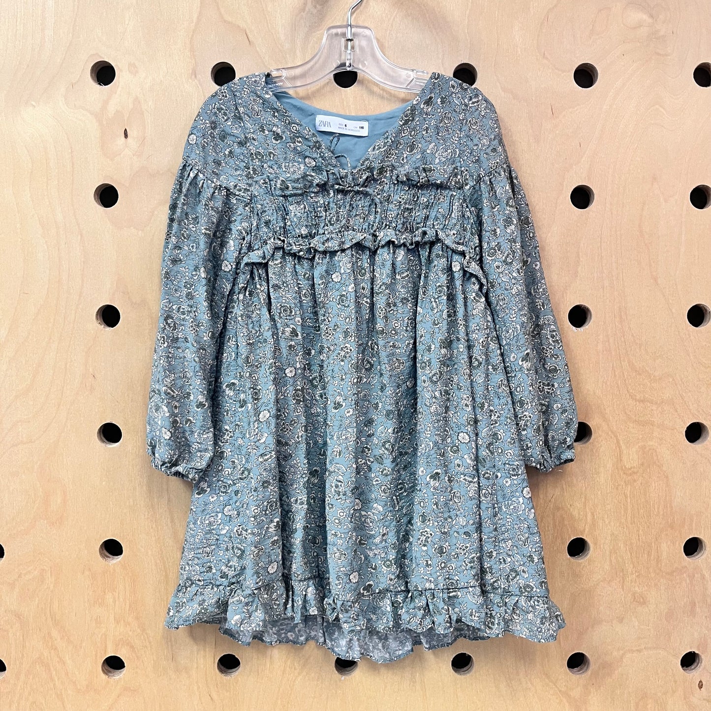 Blue Floral Dress