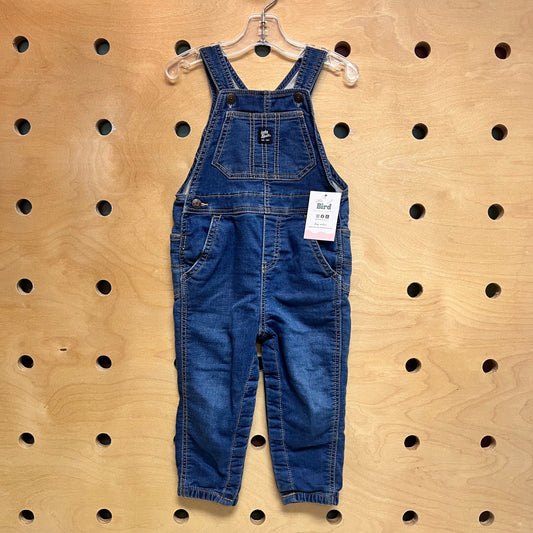 Stretch Denim Overalls