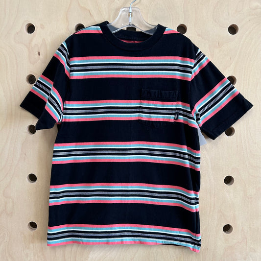 Black & Pink Striped Tee