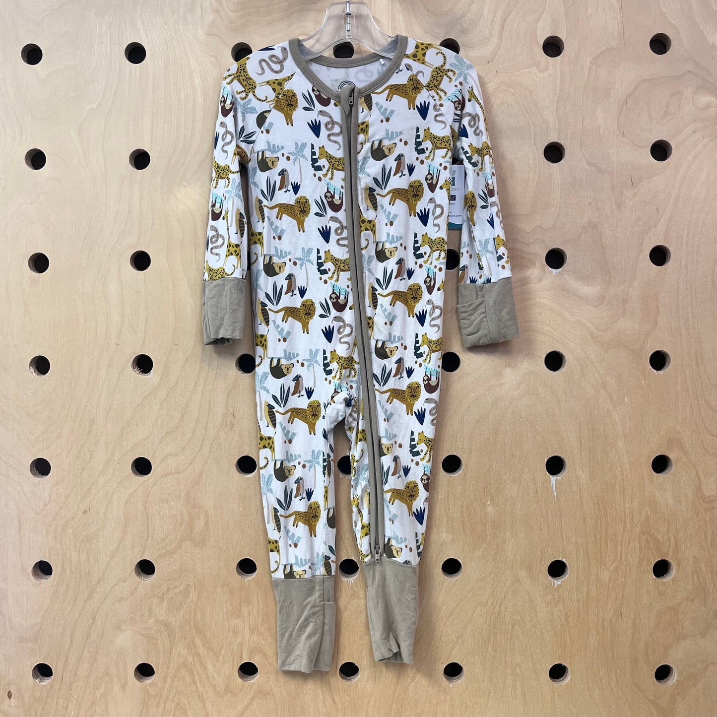 Tan Jungle Bamboo Zippy