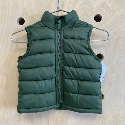 Army Green Puffer Vest