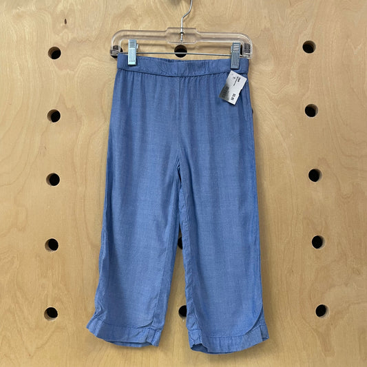 Blue Viscose Pants