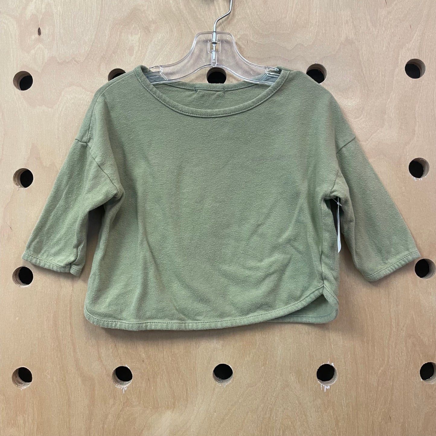 Green Boxy Top