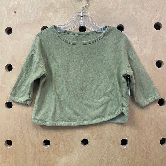 Green Boxy Top