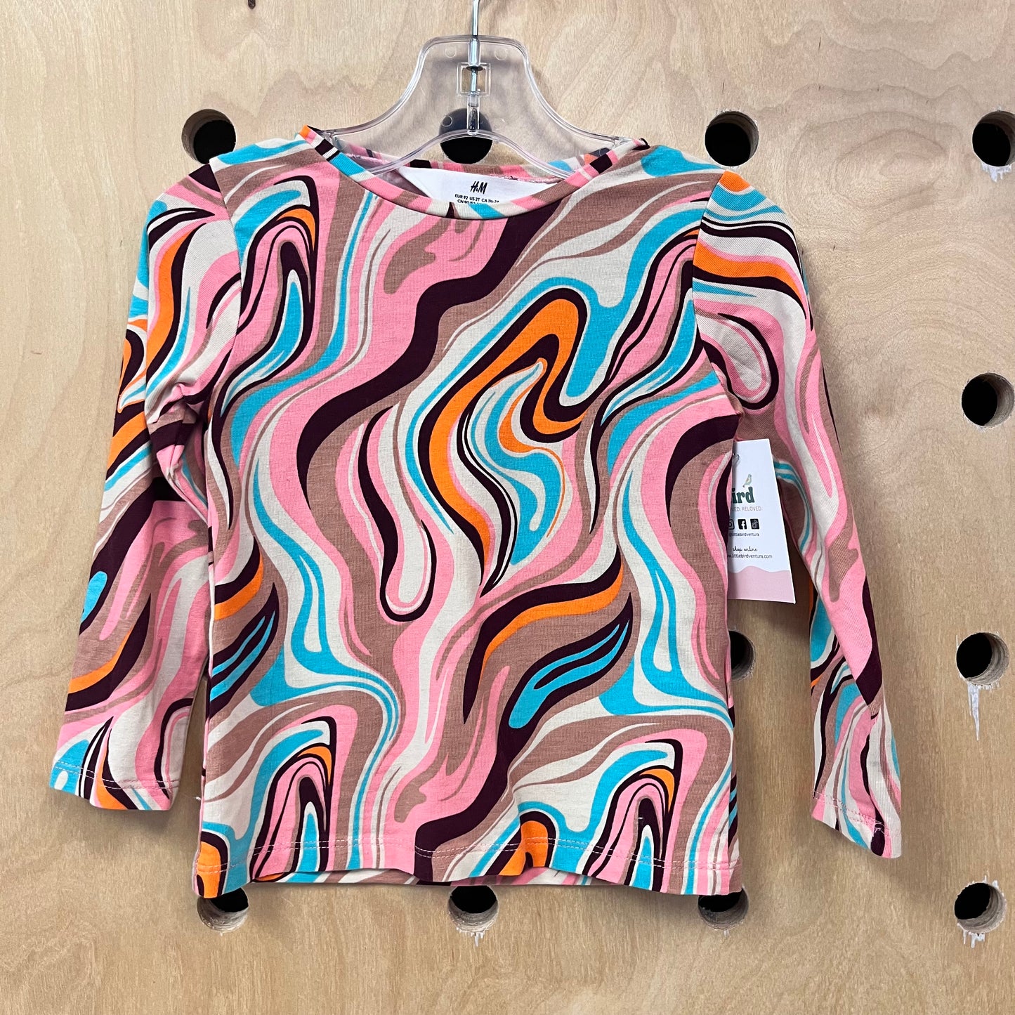 Swirls LS Tee