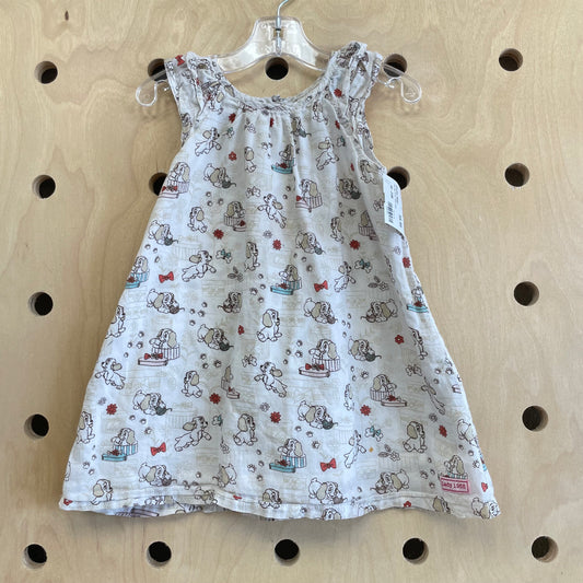 Tan Lady & the Tramp Dress