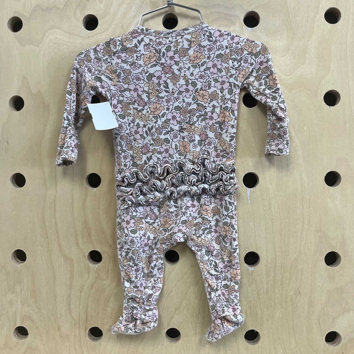 Pink Floral Bamboo Zippy