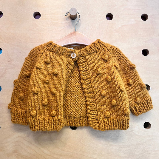 Marigold Pom Knit Cardigan
