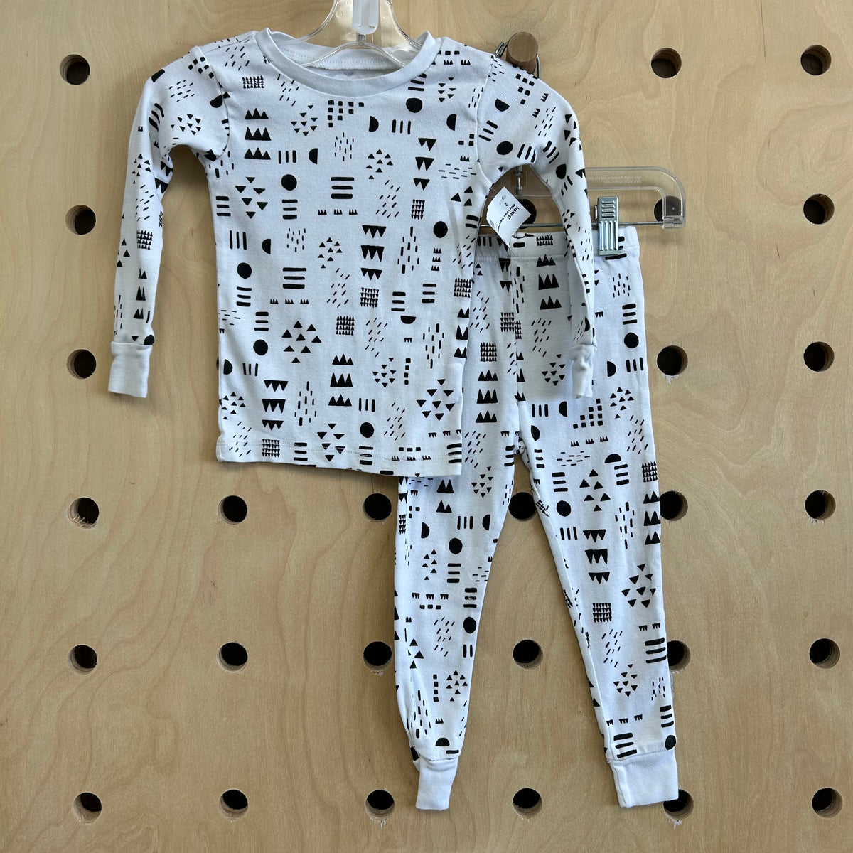 White+Black Shapes Pajamas