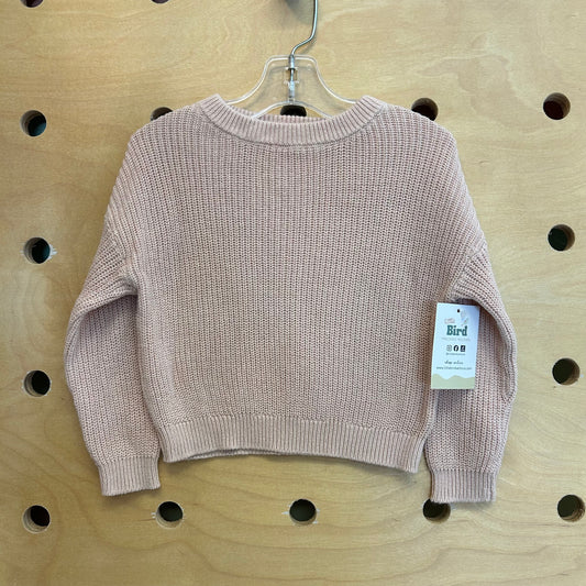 Beige Knit Cotton Sweater