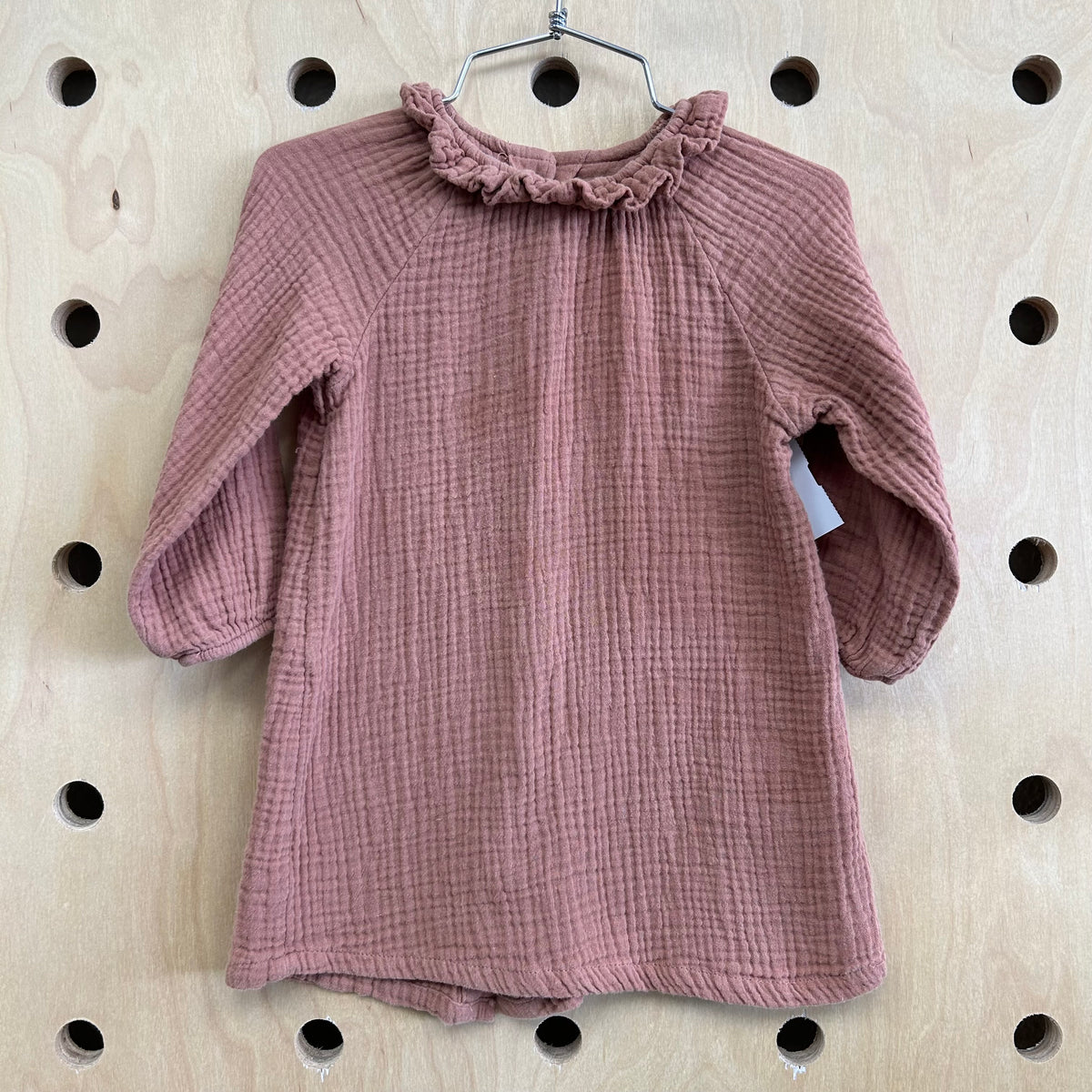 Brown Gauze Dress