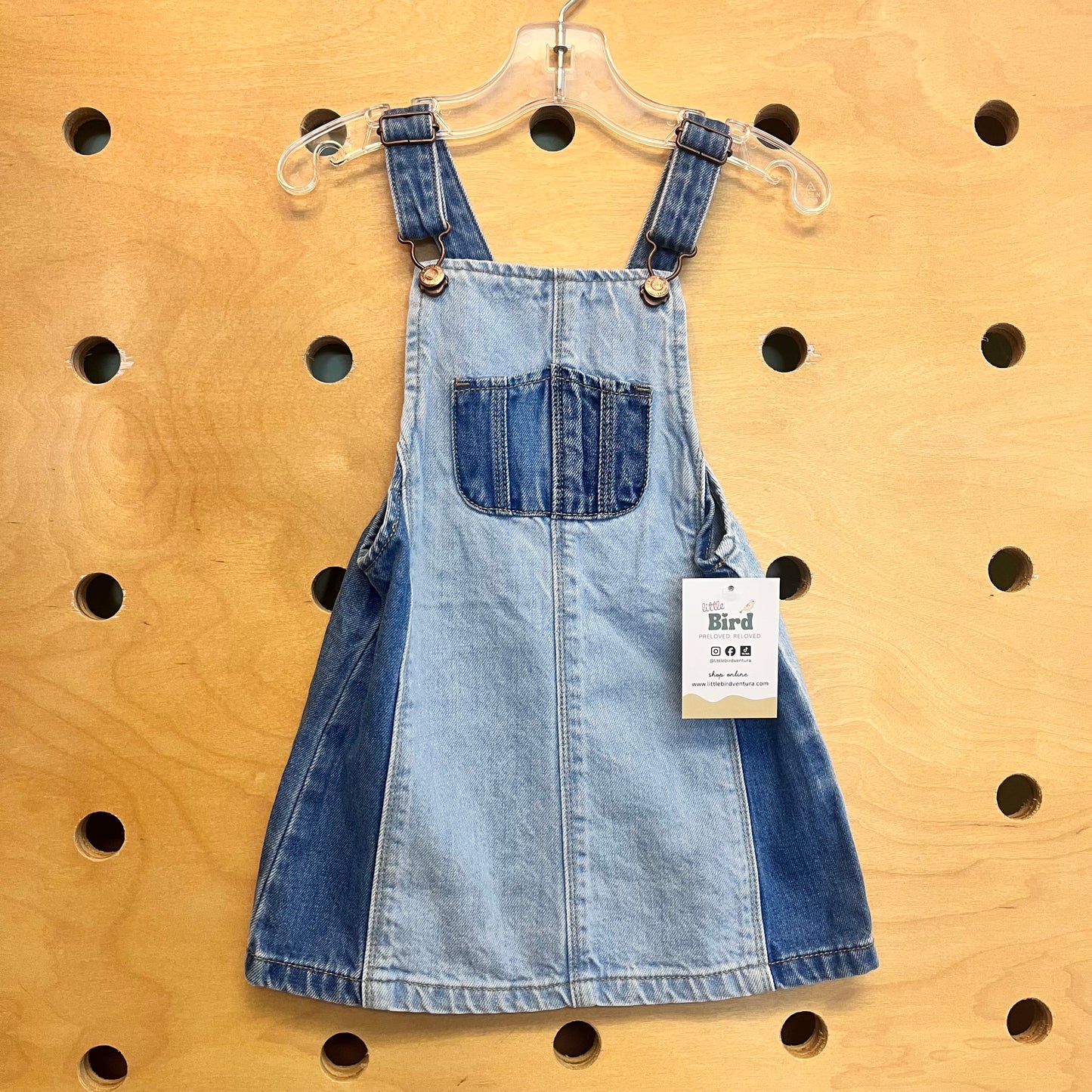 Mixed Wash Denim Jumper