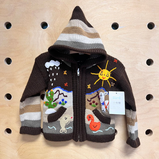 Brown Peruvian Sweater