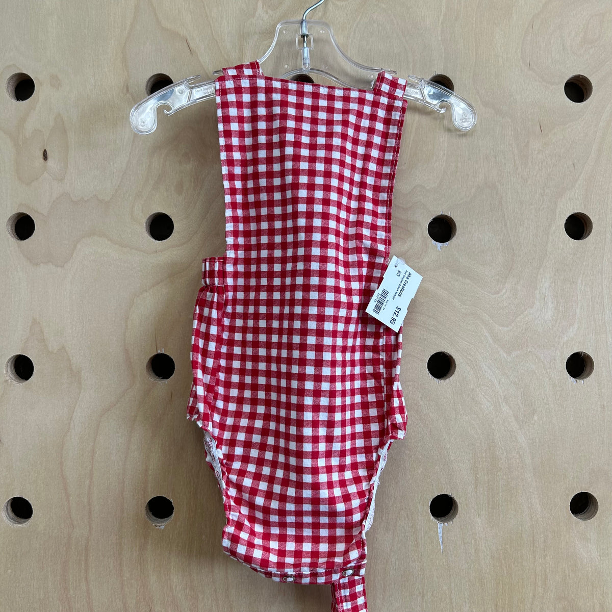 Red Gingham Bubble Romper