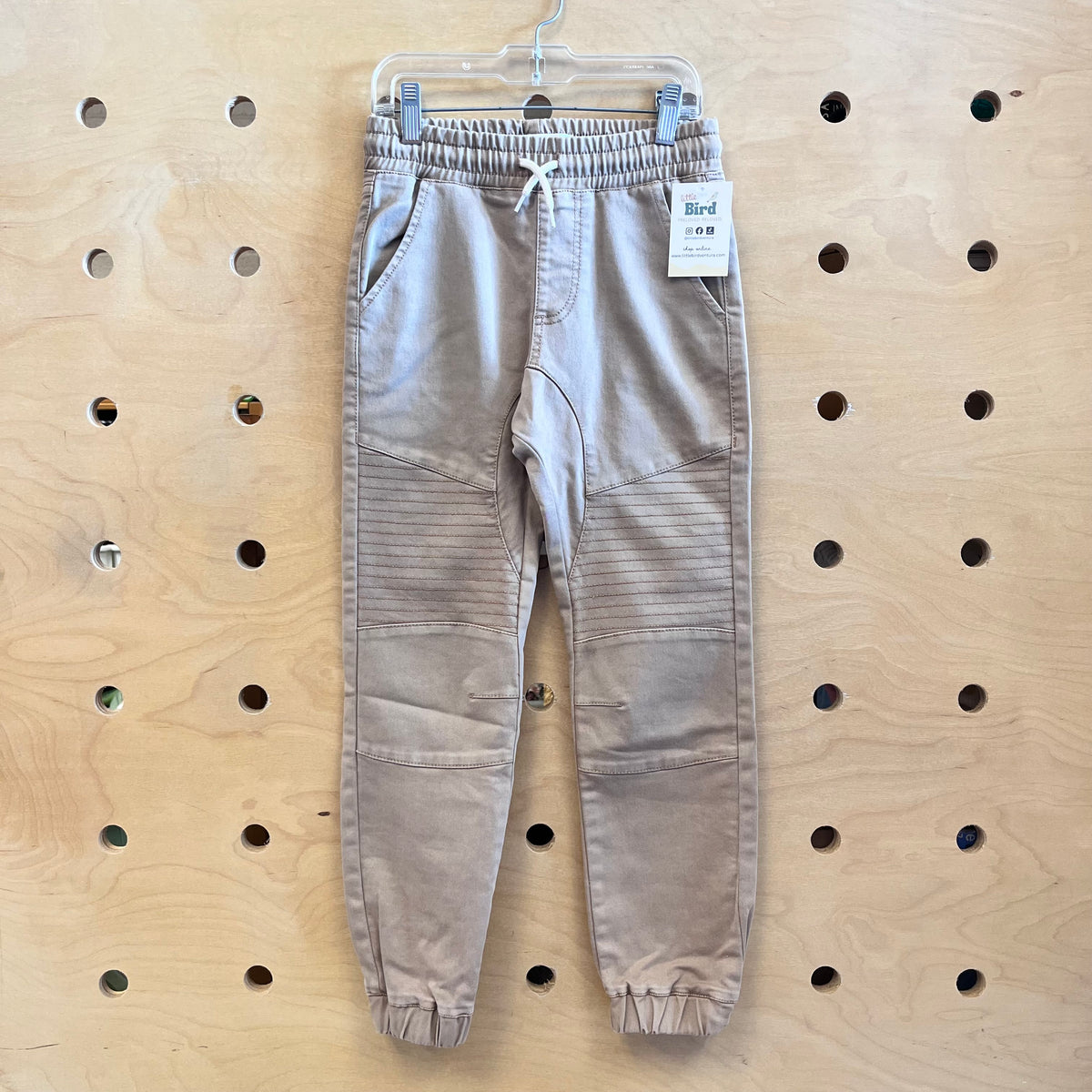 Tan Denim Joggers