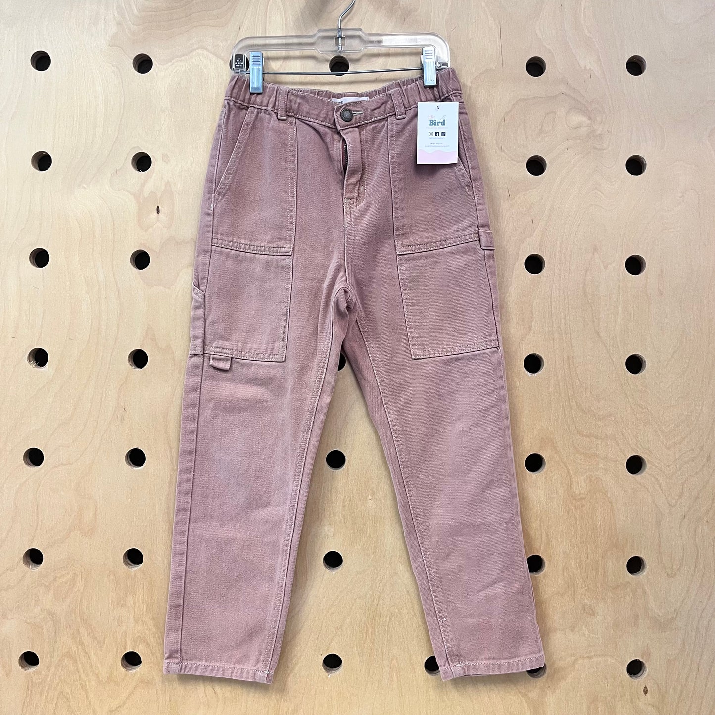 Pink Cargo Denim