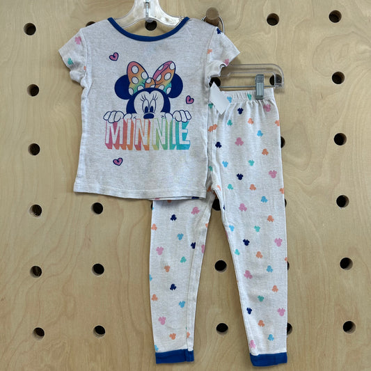 Cream+Rainbow Minnie PJs