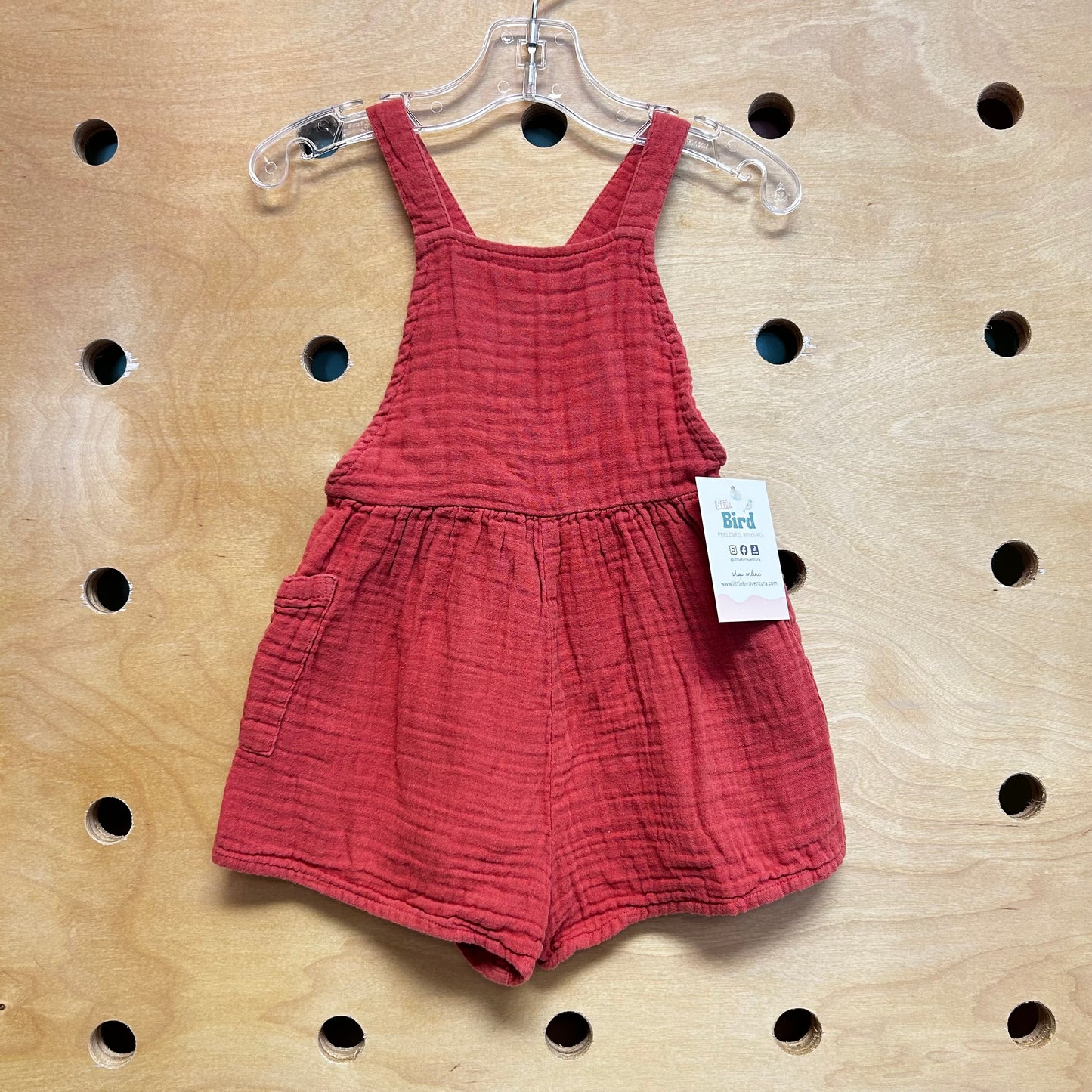 Desert Clay Gauze Romper