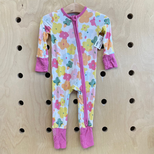 Bamboo Blend Mod Floral Zippy