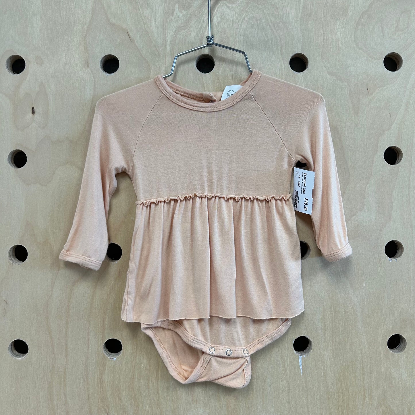 Peach Fuzz Bamboo Romper