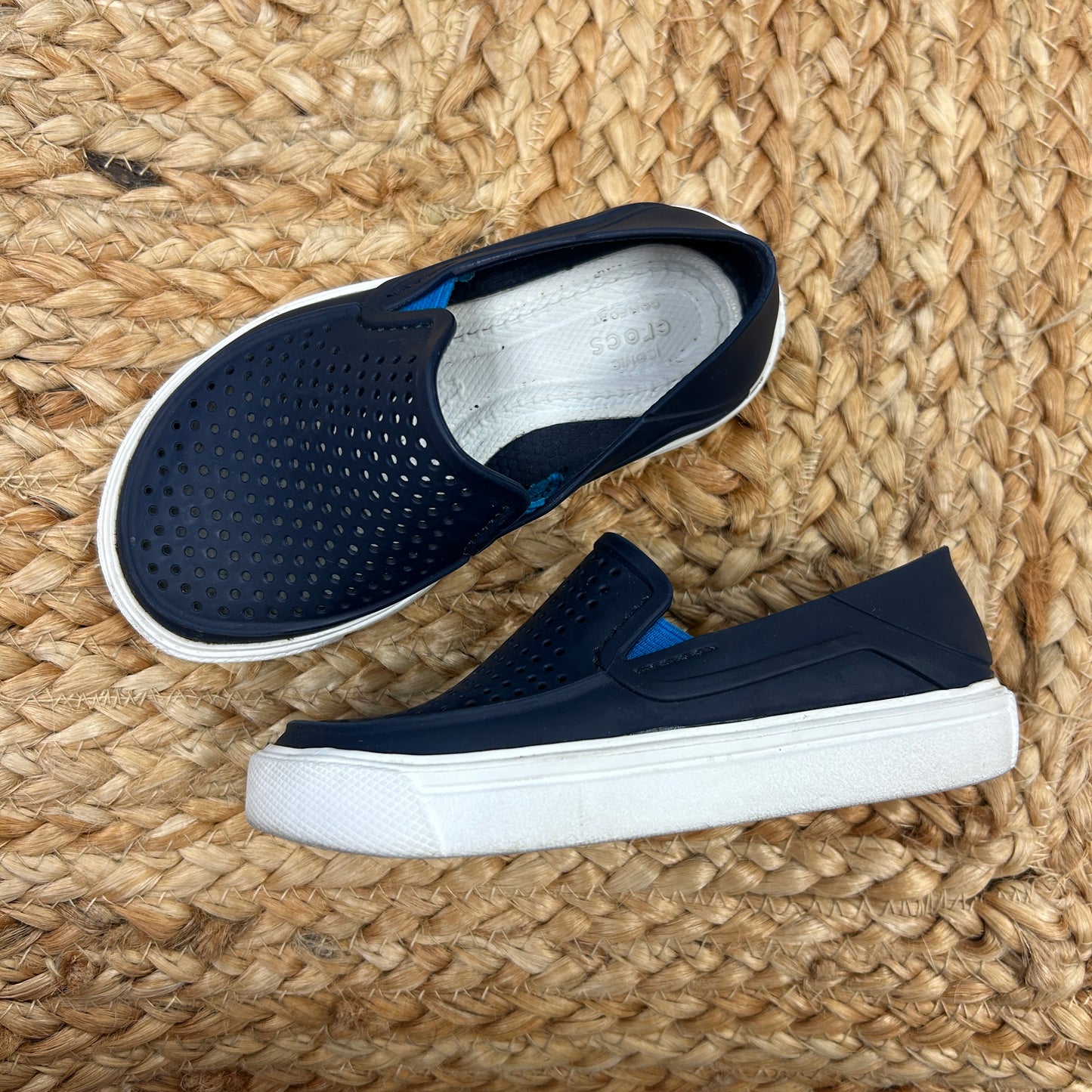 Blue Iconic Comfort Slip Ons