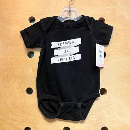 Black 'Brewed In Ventura' Bodysuit