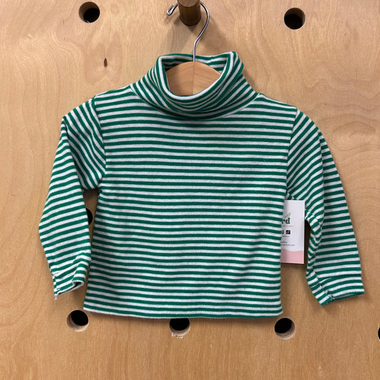 Baby Crest Green Turtleneck