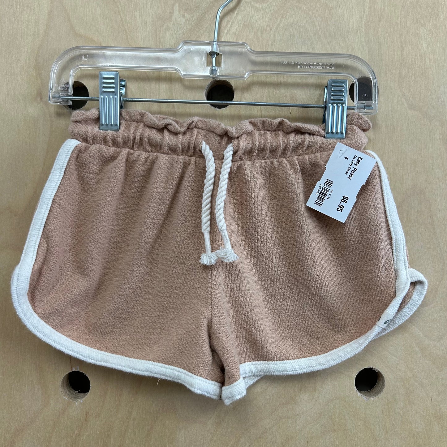 Tan Terry Shorts