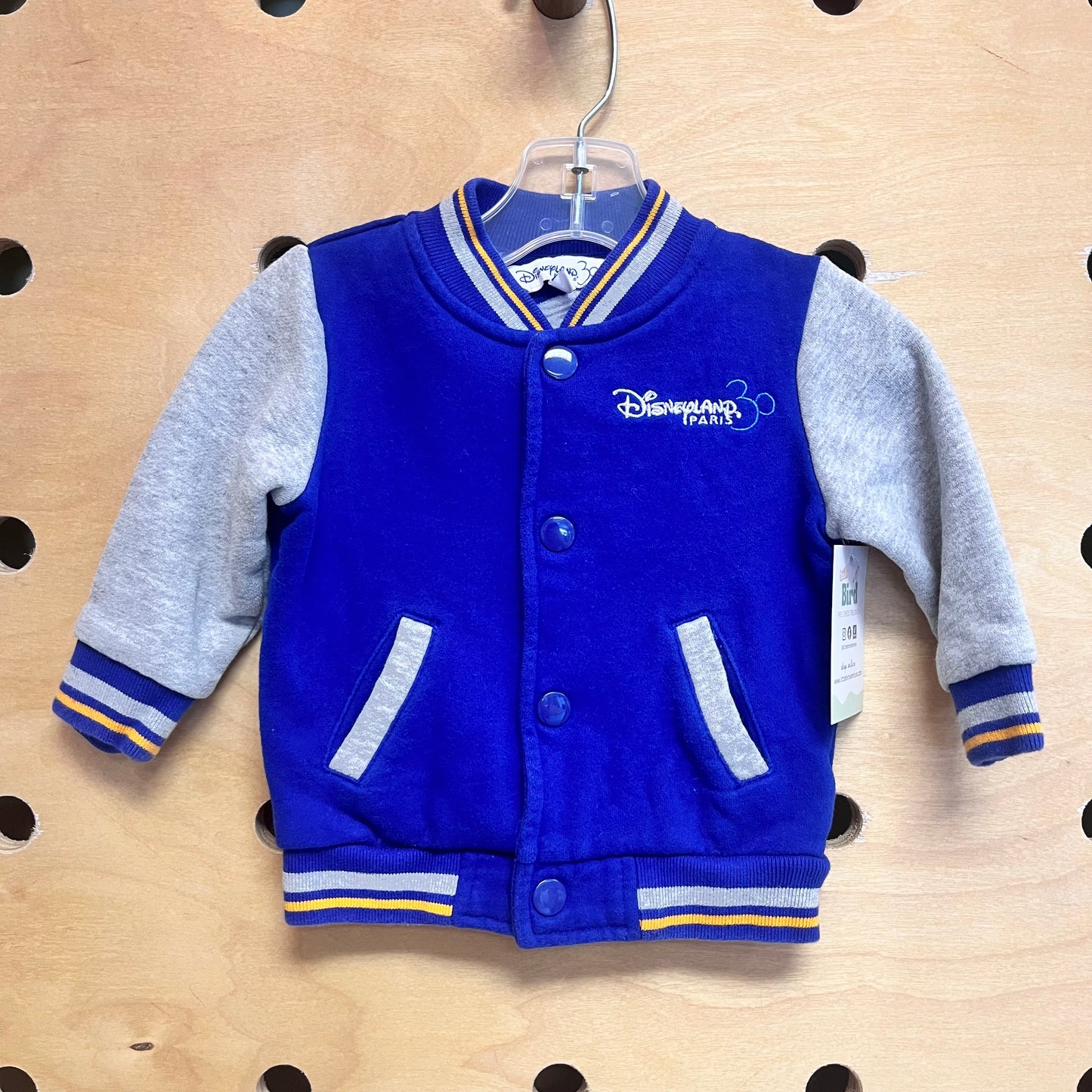 Blue/Grey Embroider Micky Jacket